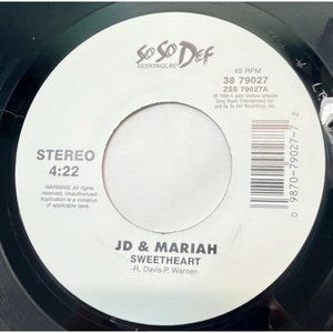 JD & Mariah Carey Sweetheart / (w/o Rap) 90s 45 Hip Hop Pop SoSo Def 1998